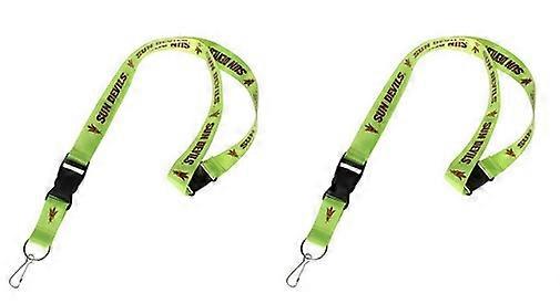 Arizona State Sun Devils NCAA Neon Lanyard 2 Pack