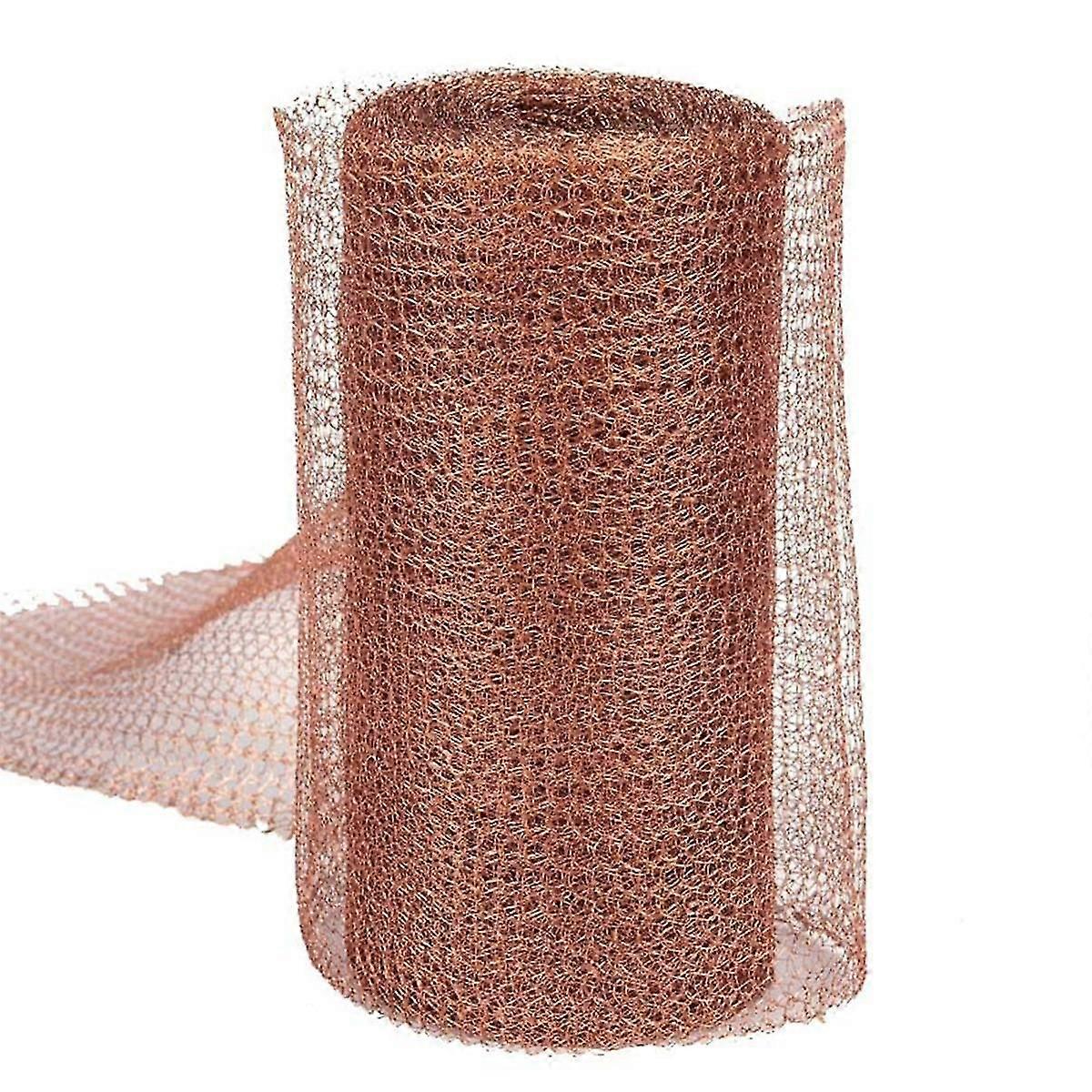 Copper Mesh Rodent Control Kit, 5 Inch X 35ft Rustproof Copper Wool Blend, Diy Hole Filler, Complete Tool For Mice