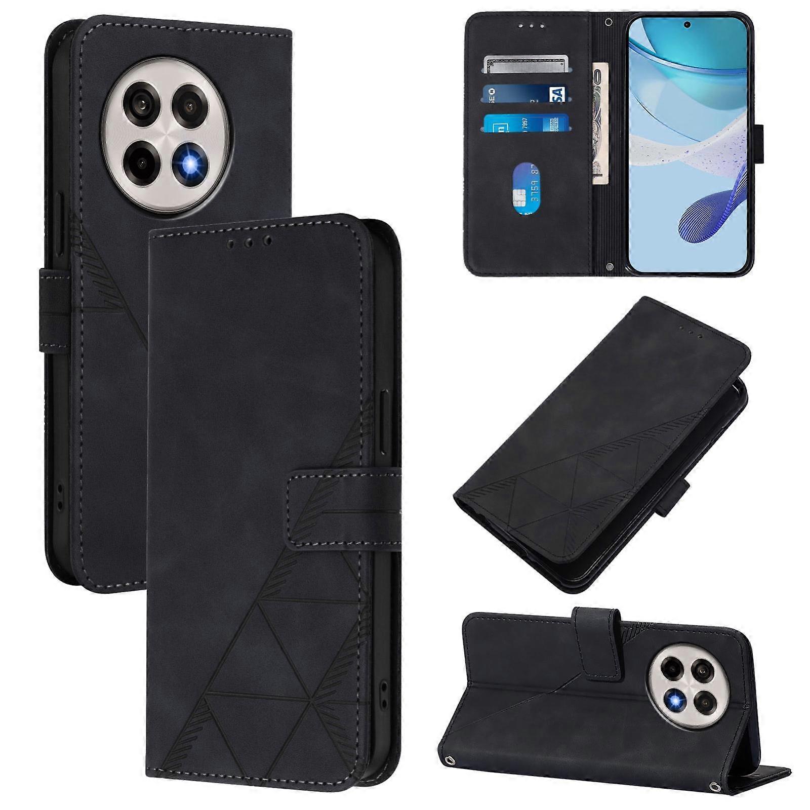 Crossbody 3D Embossed Flip Leather Phone Case