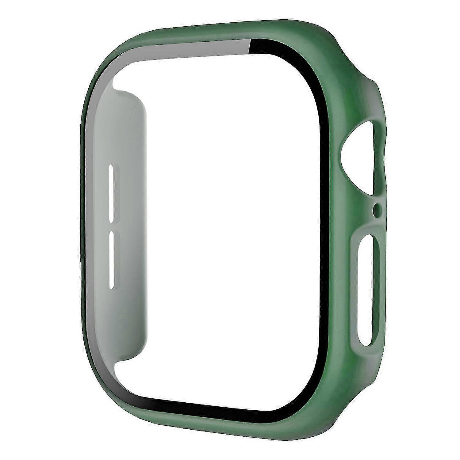 All-around Hard Pc Watch Cover For Apple Watch Series 10 46mm Protective Case With Tempered Glass Film