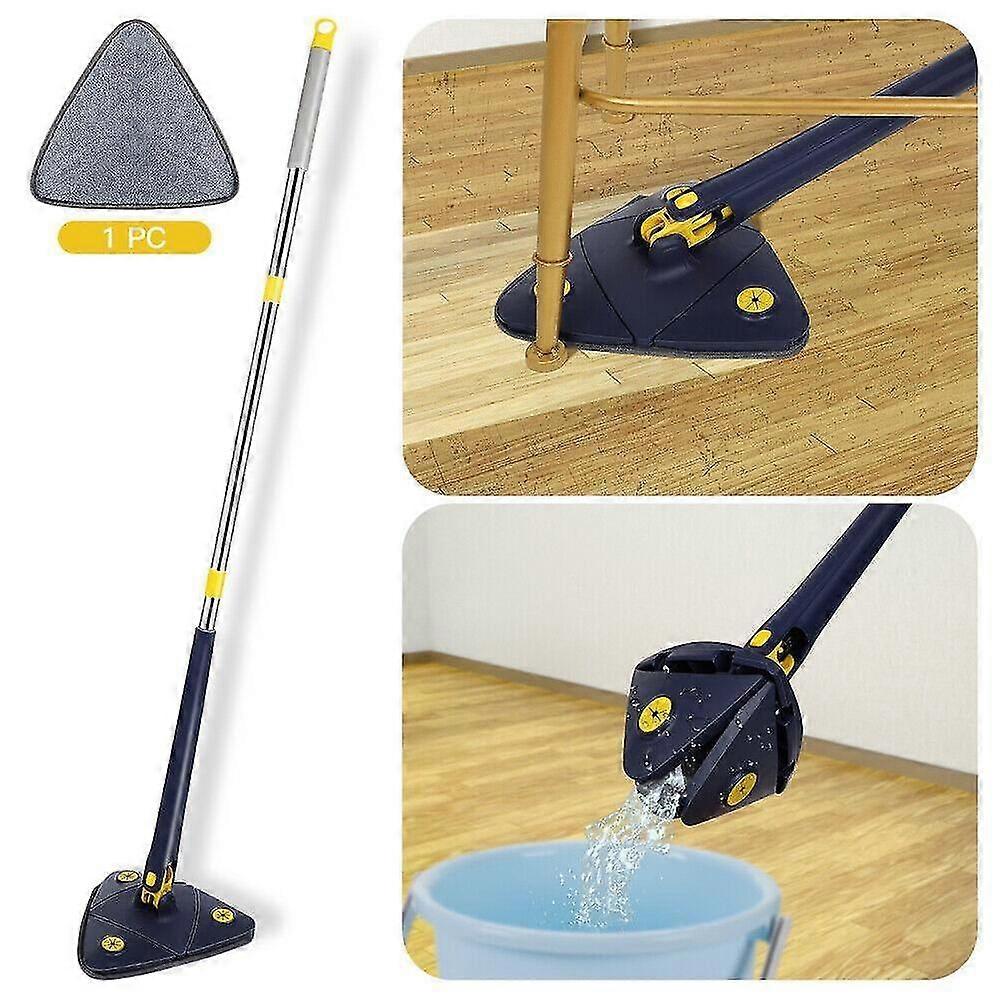 360 Rotatable Adjustable Cleaning Mop Wet Dry Mop with Telescopic Handle VCT