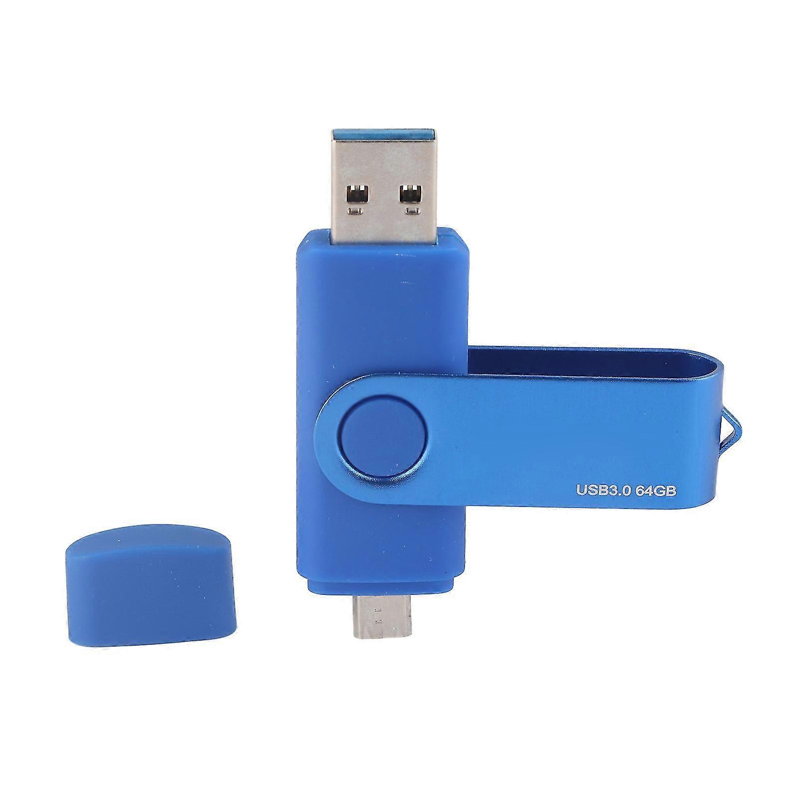 64GB Dual Port Mini OTG U Disk for Data Transmission and Storage
