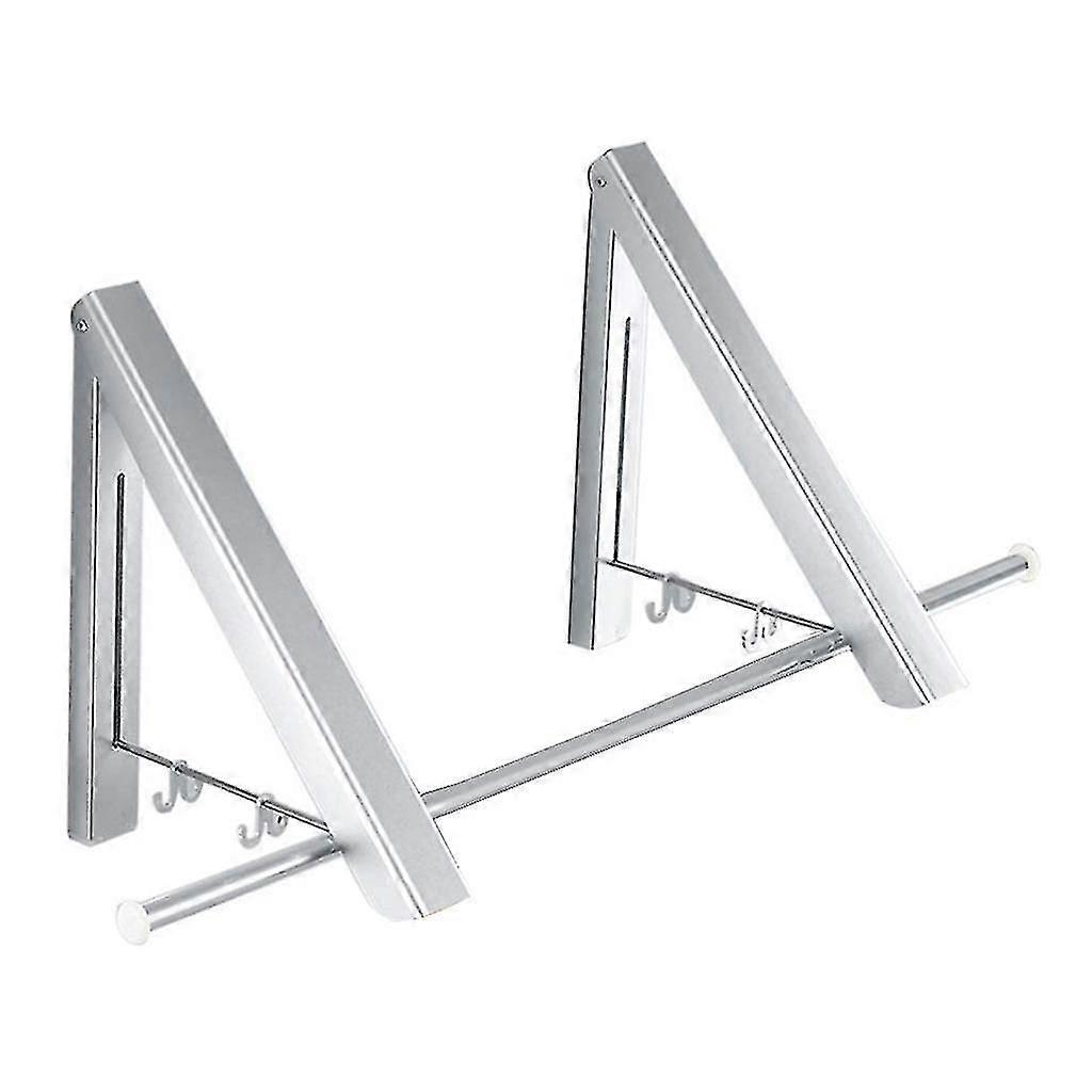 Invisible Wall-mounted Folding Hanger Multifunctional Windproof Clothes Rack
