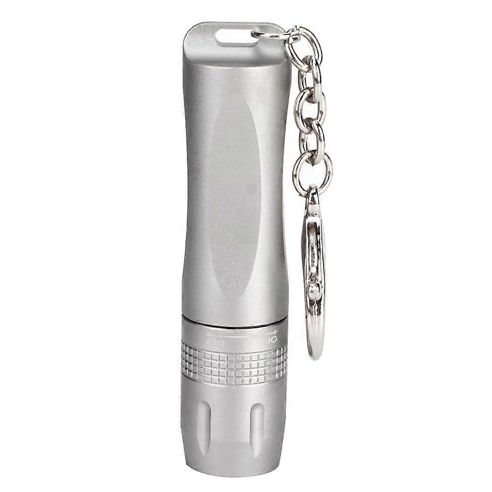 Mini LED Aluminium Alloy Flashlight Torch with Keyring for Camping Hiking