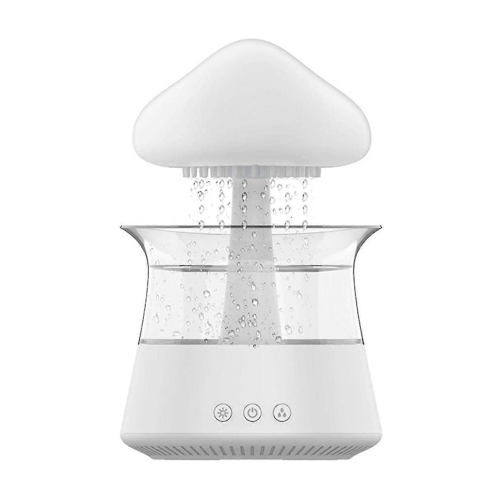 2 In 1 Clouds Rain Humidifier Usb Diffuser With Colorful Atmosphere Light High-mist Desktop Mist Maker