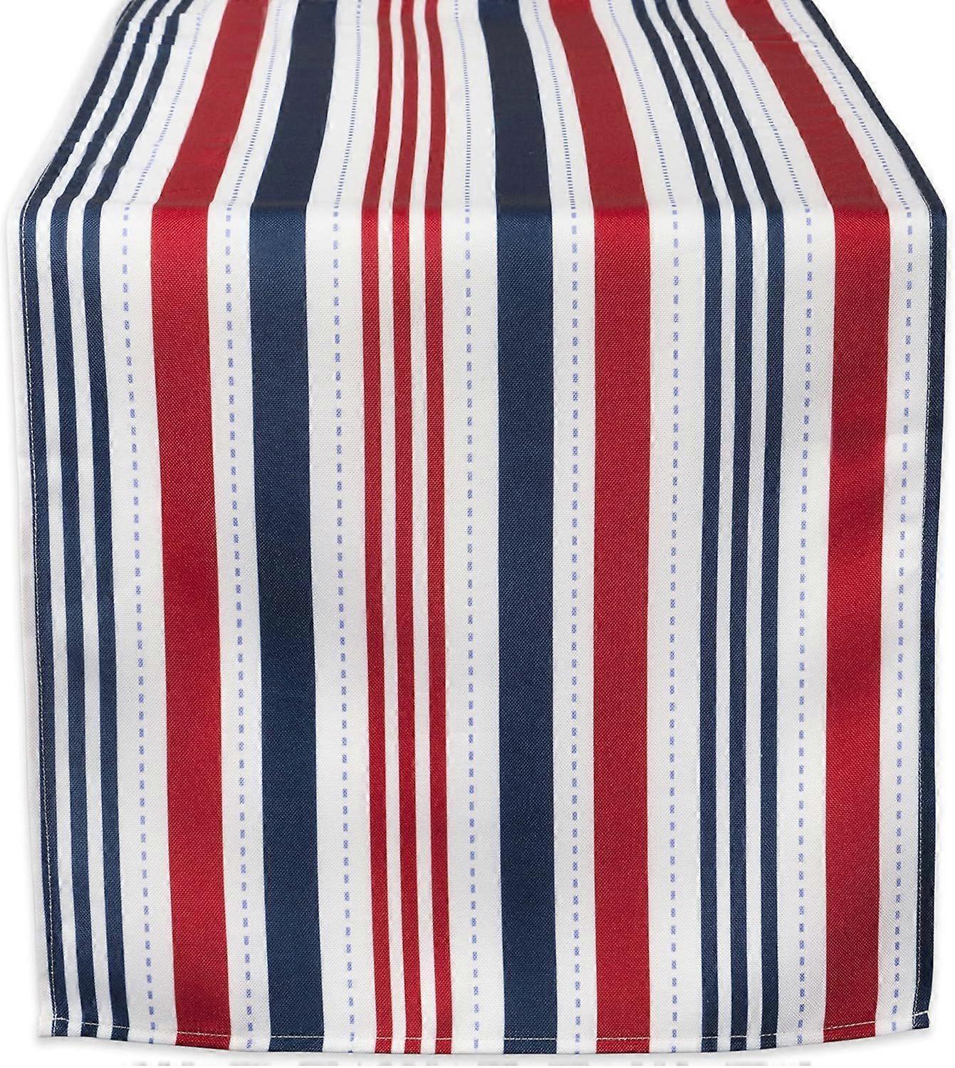 Patriotic Stripes Tabletop Collection, Stain Resistant & Waterproof, Table