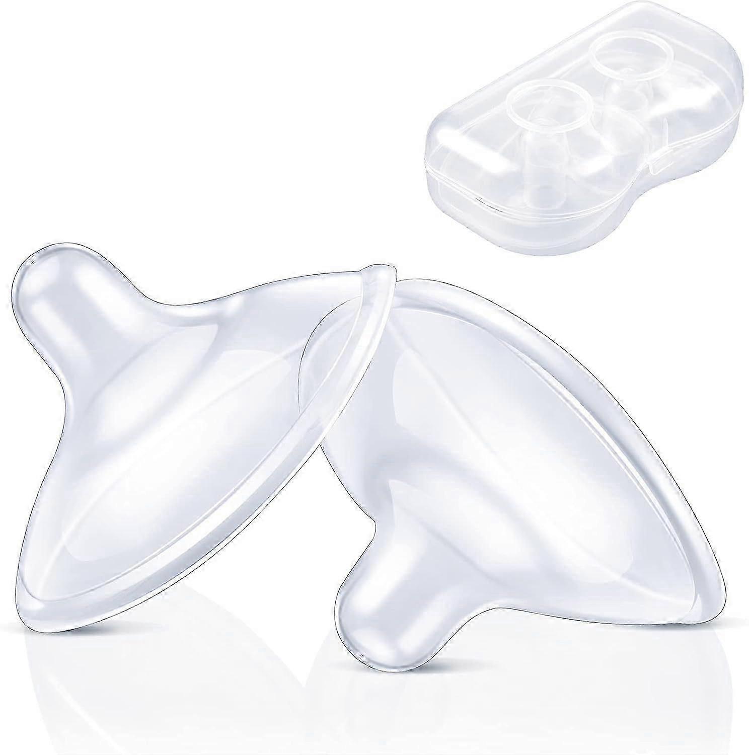Promotions 2 Pieces Silicone Nipple Protector Breastfeeding Nipple Guard Nipple