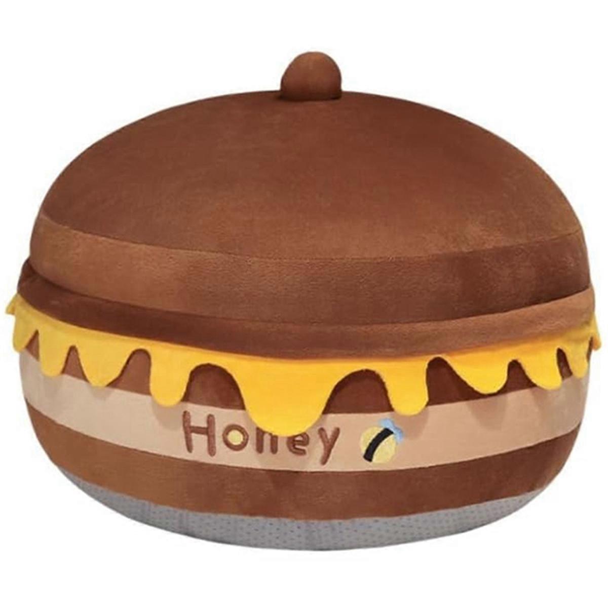 3D Simulation Honey Jar Plush Pillow, Soft Filling Cushion Pillow, Kids Bedroom School Classroom So