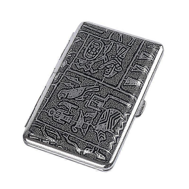 Suncha Women's Cigarette Case Thin Cigarette Case Portable 20 Pcs Lengthened Creative Personalized Leather Automatic Flip