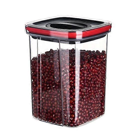 Sealed Crisper Box Food Storage Container with Dustproof Lid Large Capacity Transparent Design Stackable Good Sealing Airtight Jar