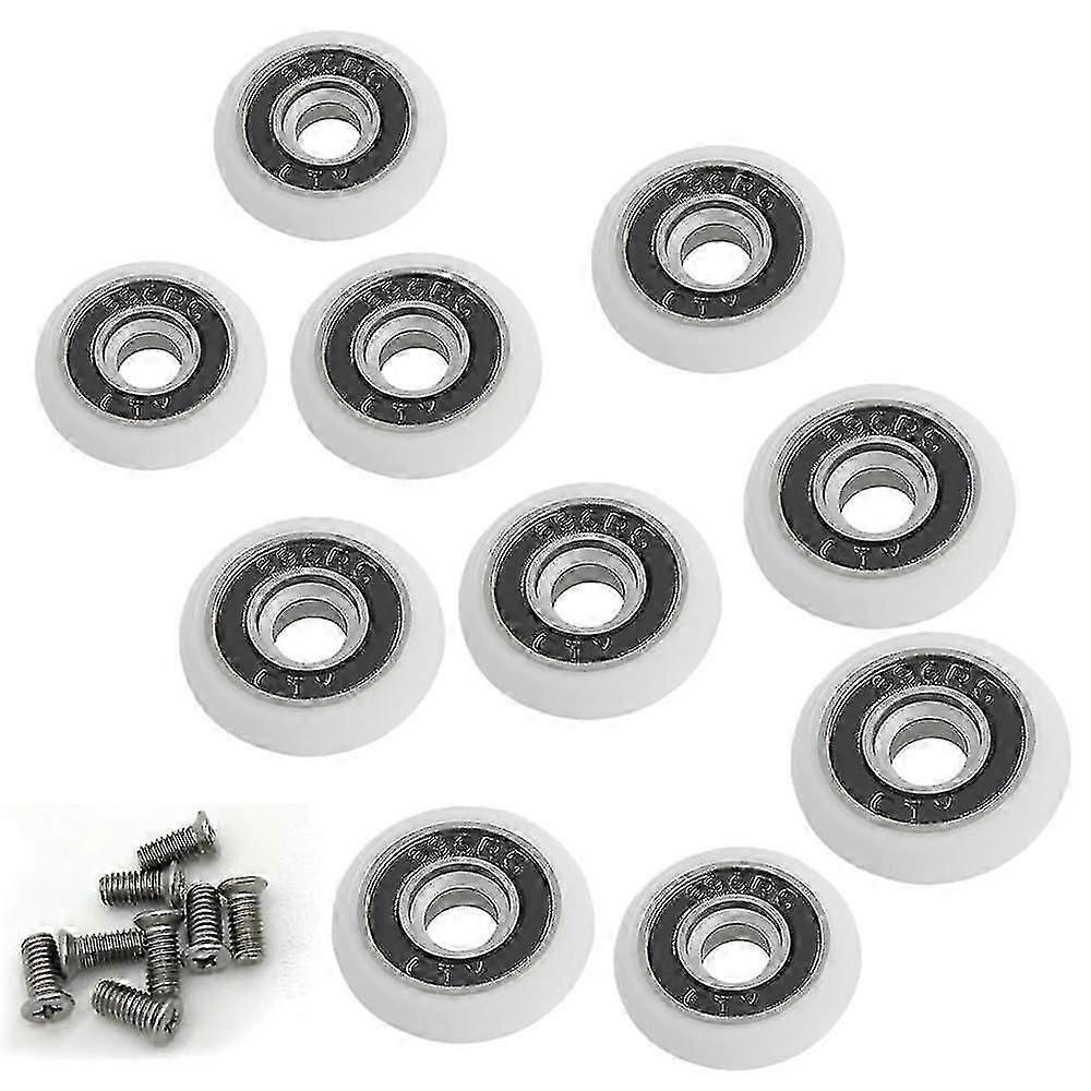 Set Of 8 Replacement Wheels For 19mm Diameter Shower Door