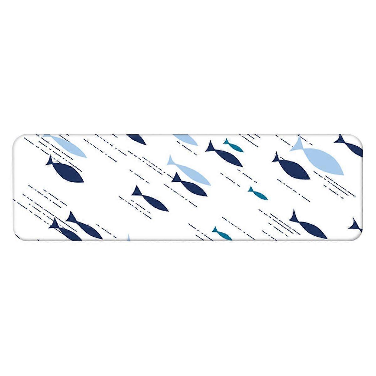 Absorbent Pad Diatom Mud Mat Quick drying Mat Cup Toothbrush Soap Tray Pad (Fish)