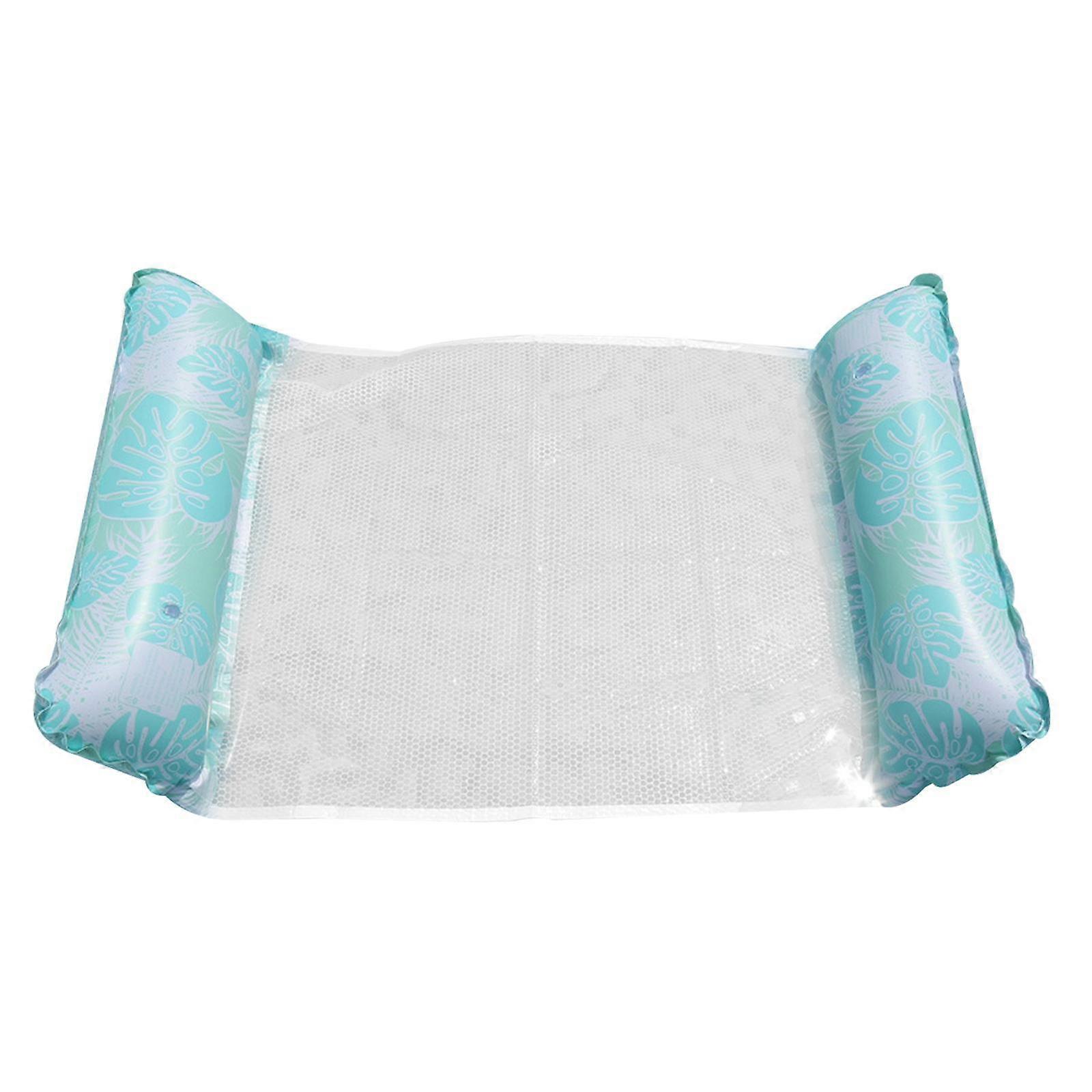 Inflatable Water Hammock Pool Raft Cushion Air Mat Deep Blue