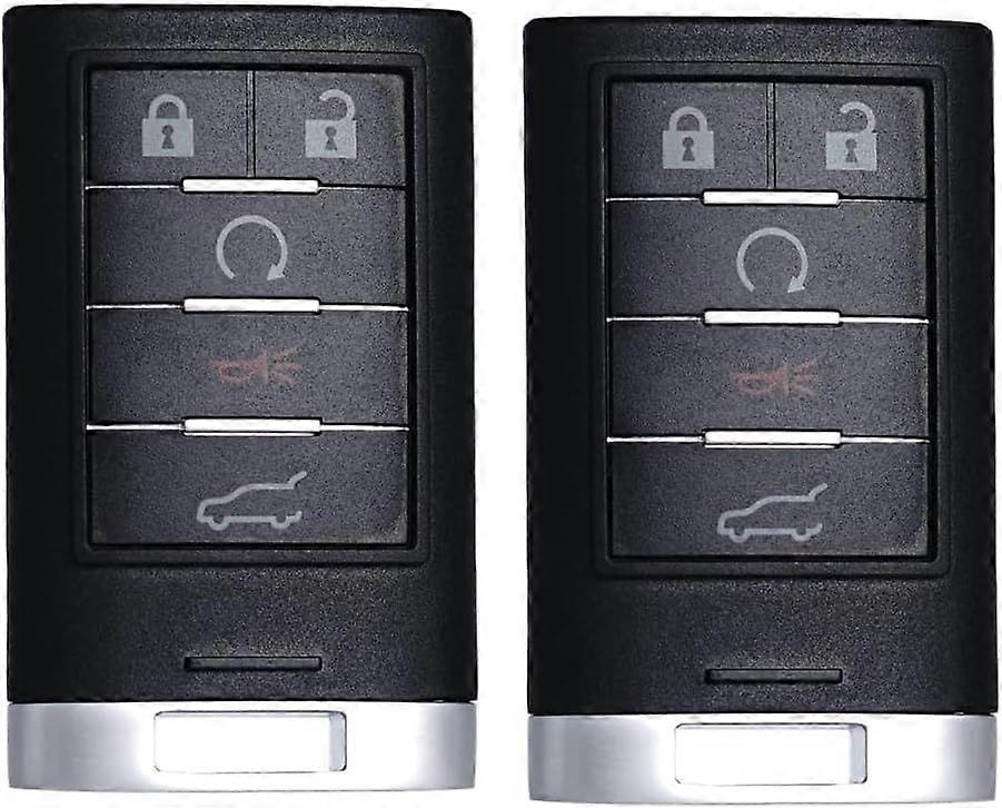 Keyless Entry Remote Start Button Smart Proximity Control Key Fob Replacement for Cadillac