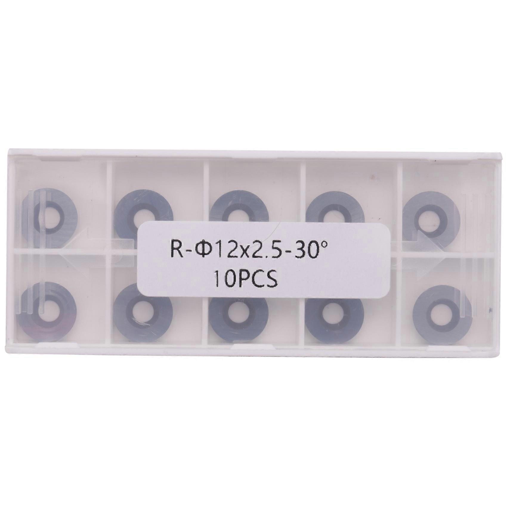 10Pcs Diameter 12mm Round Carbide Cutter Insert Fits