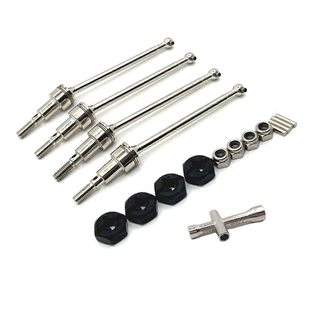 For SCY 1/16 Q117 W130 RC Brush Remote Control Car Parts Black