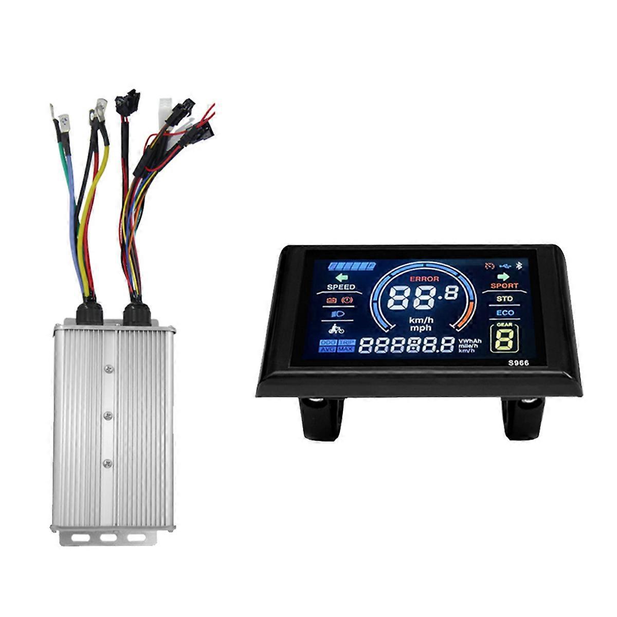 LCD Display Meter+48V-72V/60A 18 Tube Sine Wave Controller