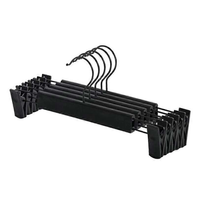 10PCS/SET Metal Pants Skirt Hangers Trouser Stand with 2 Adjustable