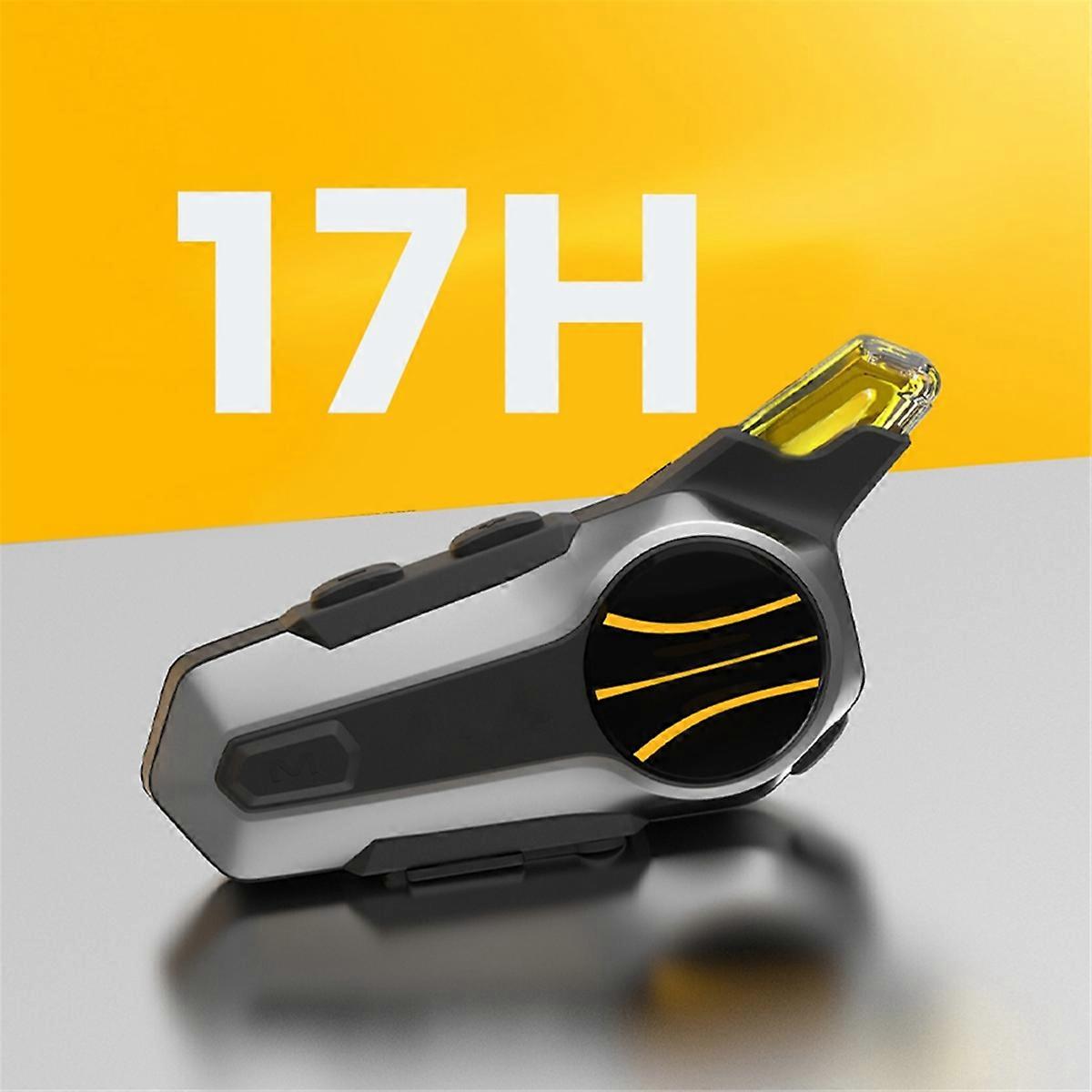 BT5.0 Motorcycle Headset Riding Waterproof Half Helmet Headset