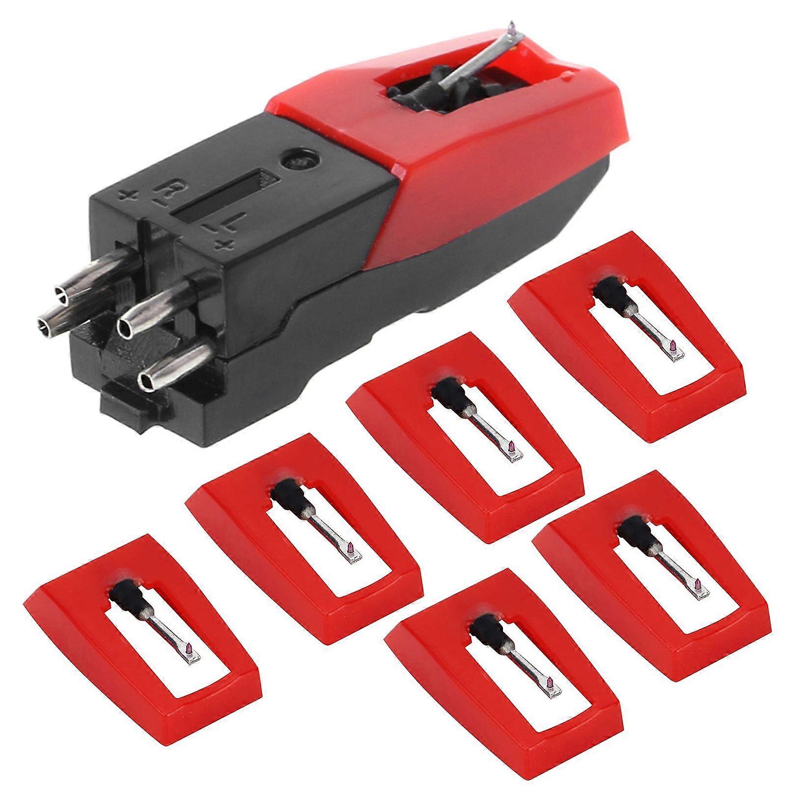 7-Piec Replacement Stylus Record Needle Phonograph Gramophone For LP Turntable