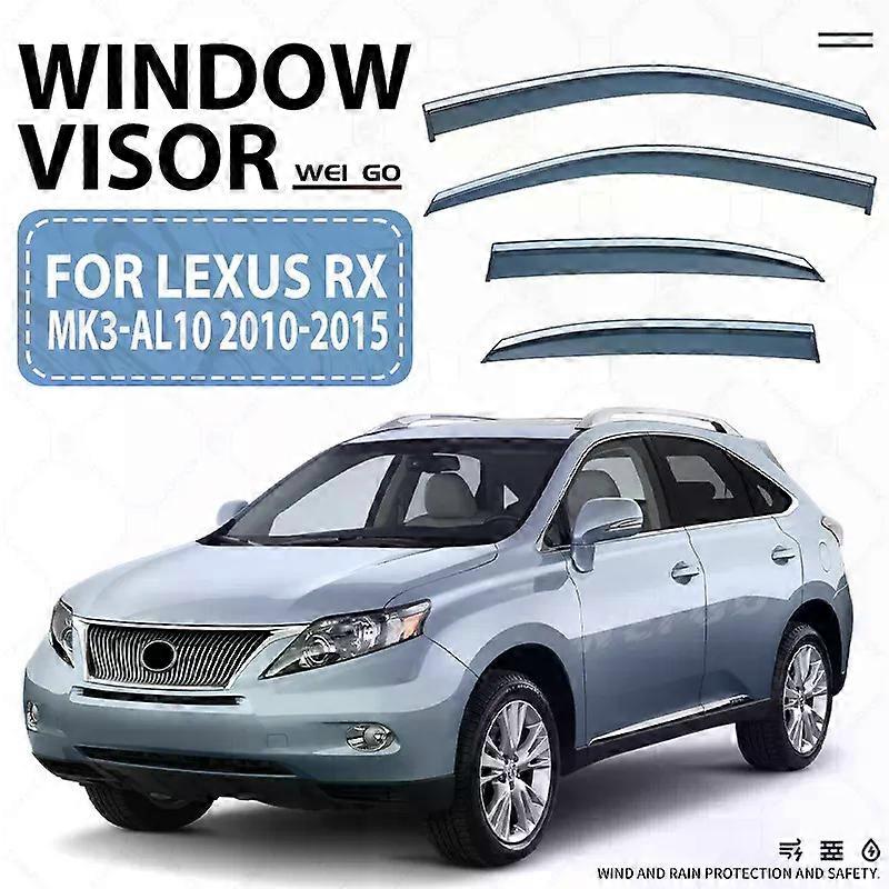 Applies to For Lexus RX MK3 AL10 2010-2015 Window Visor Vent Shades Ventvisor Wind Deflectors Visors Rain Visor