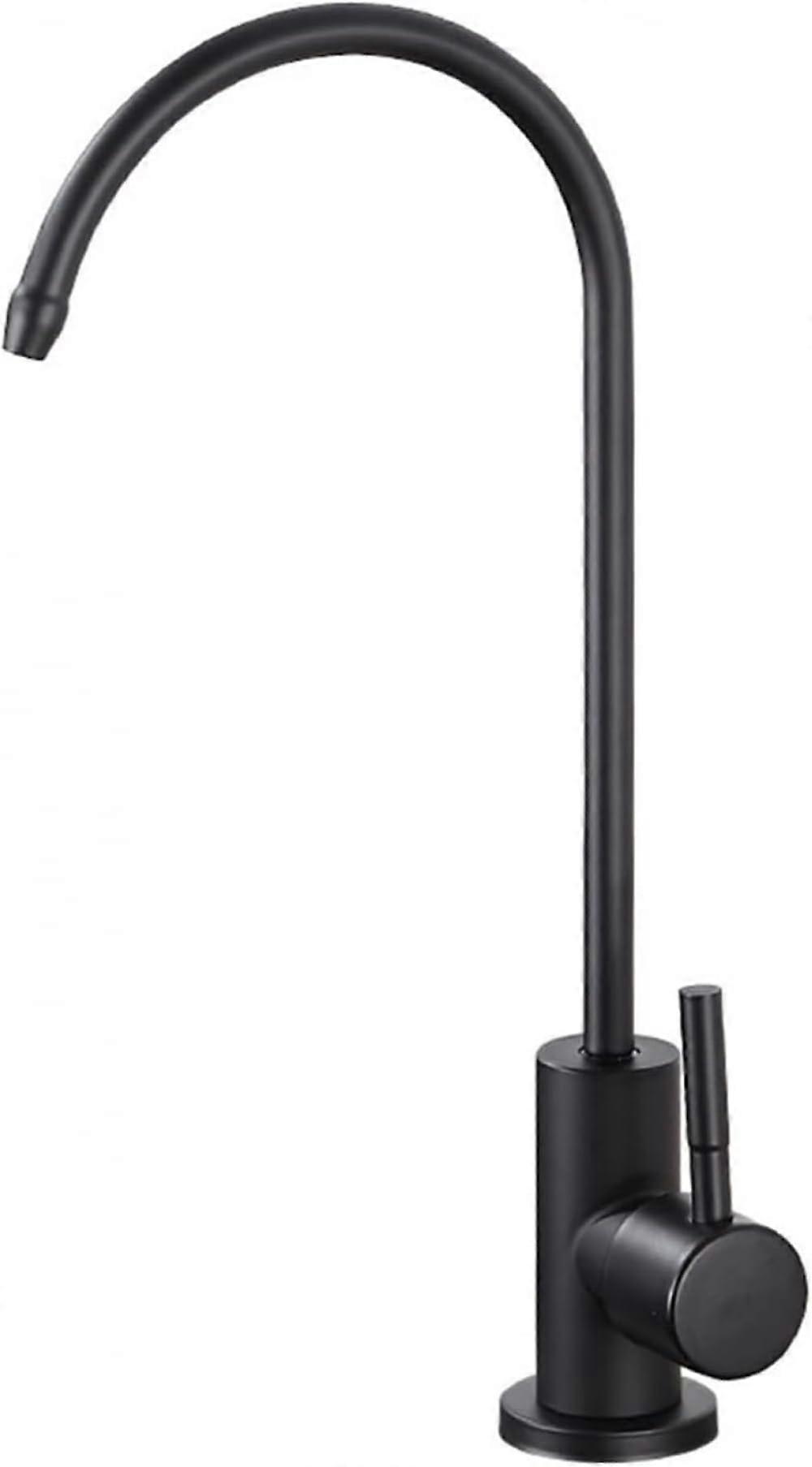 Kitchen Faucets Water Filter Faucet, 360 Degree Single Handle Reverse Osmosis Faucet, Black Finish, Model A and B