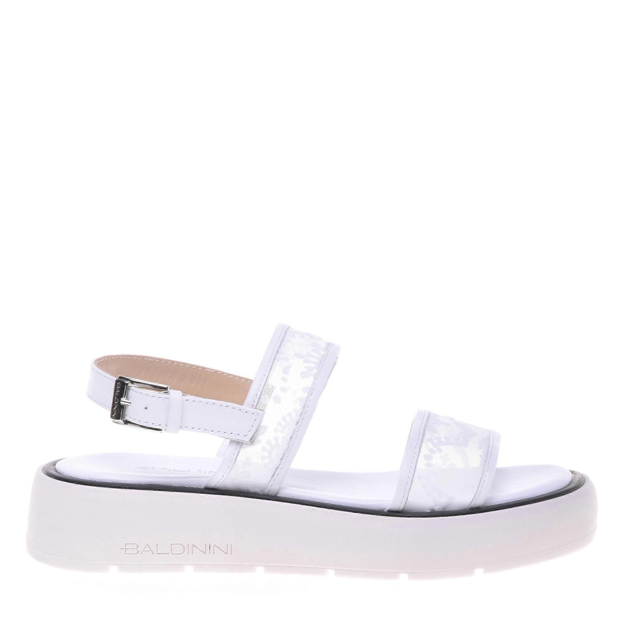 Baldinini - White Petal Mesh Sandal