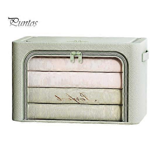 Quilt Storage Bag with Transparent Window Zipper Closure Handle Design Waterproof Large Comforters Clothing Storage Bag