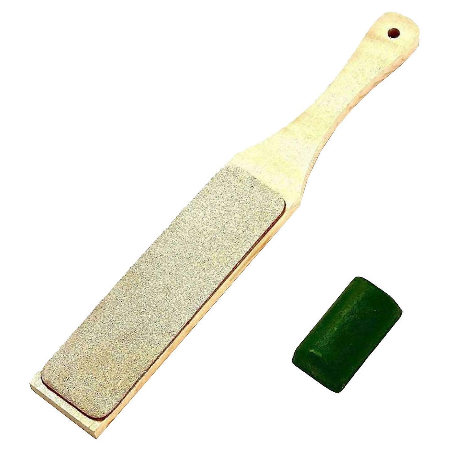 Craft Sha Leathercraft Tool Leather Paddle Honing Strop with Jewelers Rouge