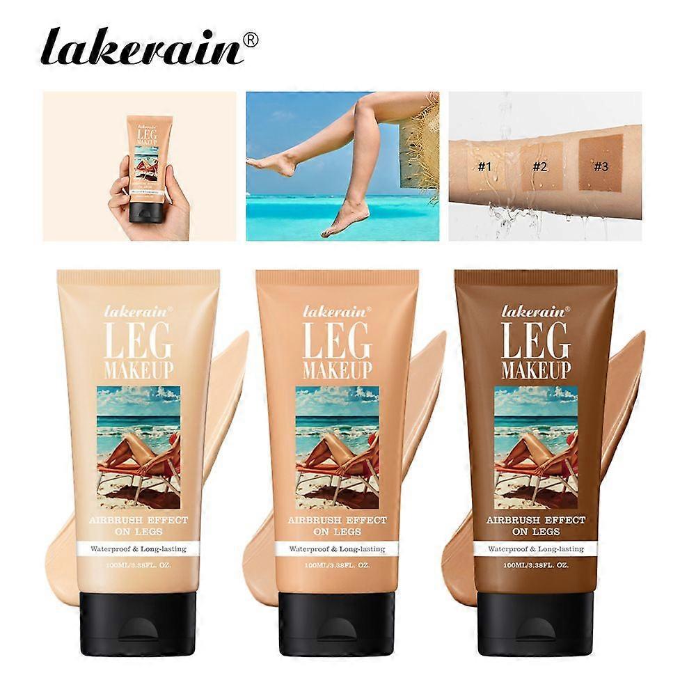 Leg Makeup Waterproof No Transfer, Full Coverage Concealer Leg Makeups Cream Waterproof Foundation, Body and Legs Cover Up Makeup for Tattoo, Even Ski