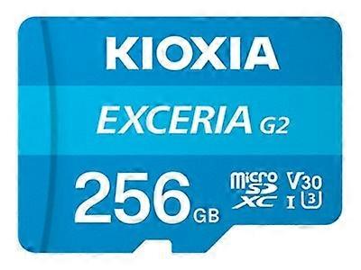 KIOXIA EXCERIA G2 - Flash-Speicherkarte - 256 GB - A1 / Video Klasse V30 / UHS-I U3 / Klasse 10
