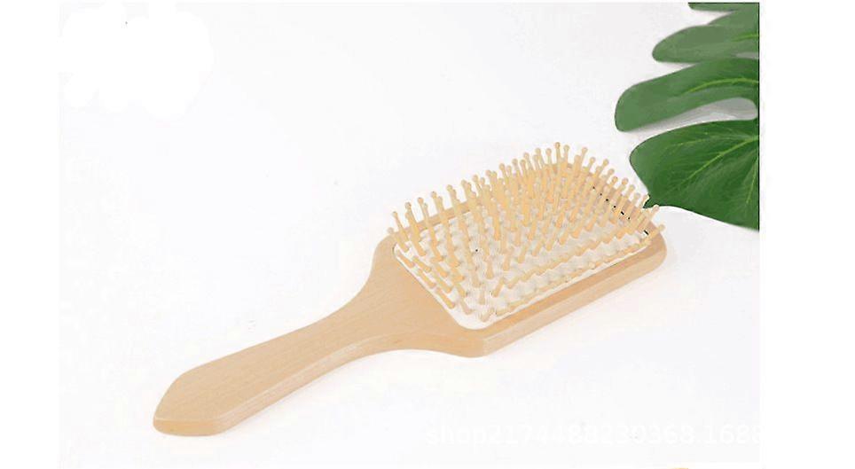 Wooden Hairbrush - Rectangularwhite