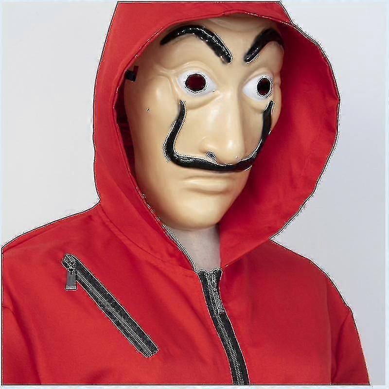 ハロウィーンラカサデパペルマスク付きコスチュームV_y高品質