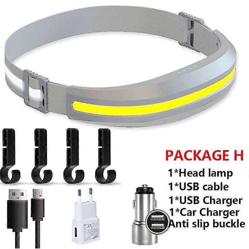 LED RechargeableHead Lamp About 63g Light Head Lamp With Red Light Option 4 Modes 230 Wide Beam Head Lamp For Running Fishing