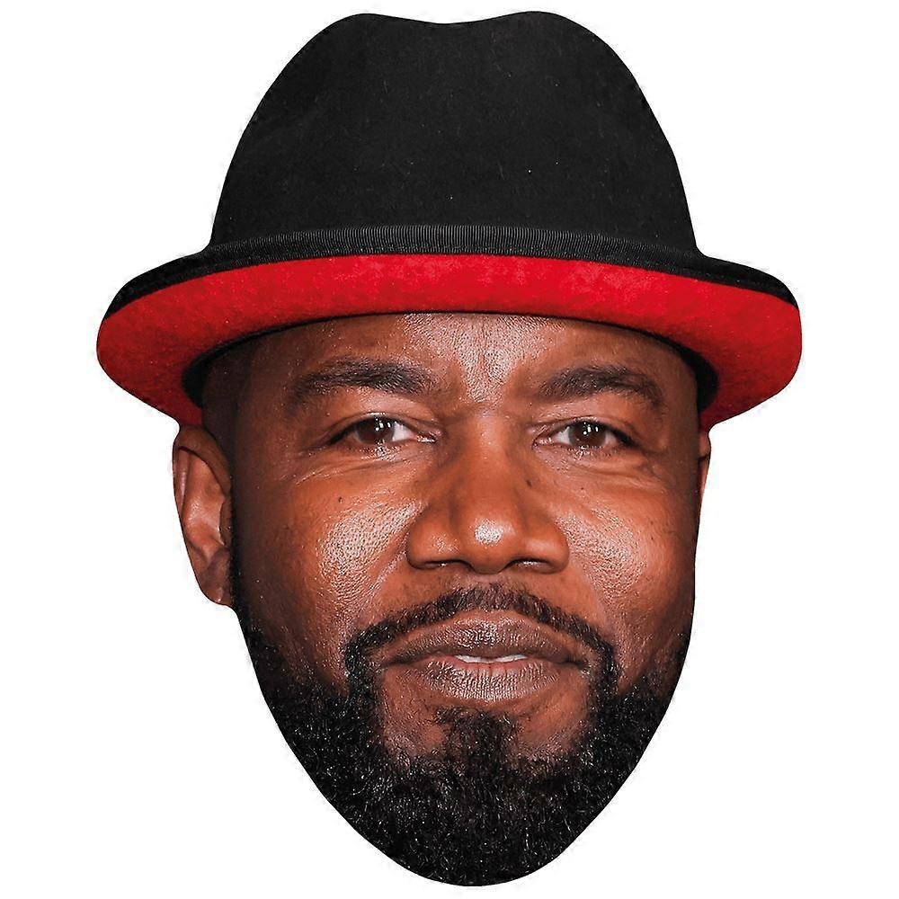 Michael Jai White (Hat) Celebrity Mask, Flat Card Face