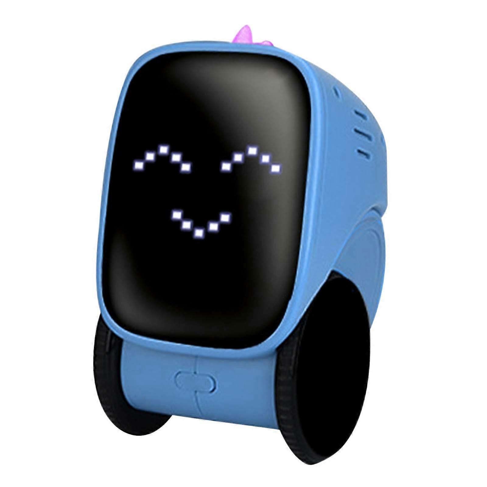 Intelligent Charging Robot Voice Control Dialogue Recording Induction Early Education Programming Induction Toy LA2339