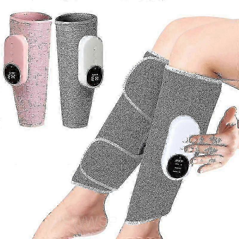 Air Compression Leg Massager with Heating & Vibration - Calf Muscle Pain Relief System for Home Healthcare_MM2