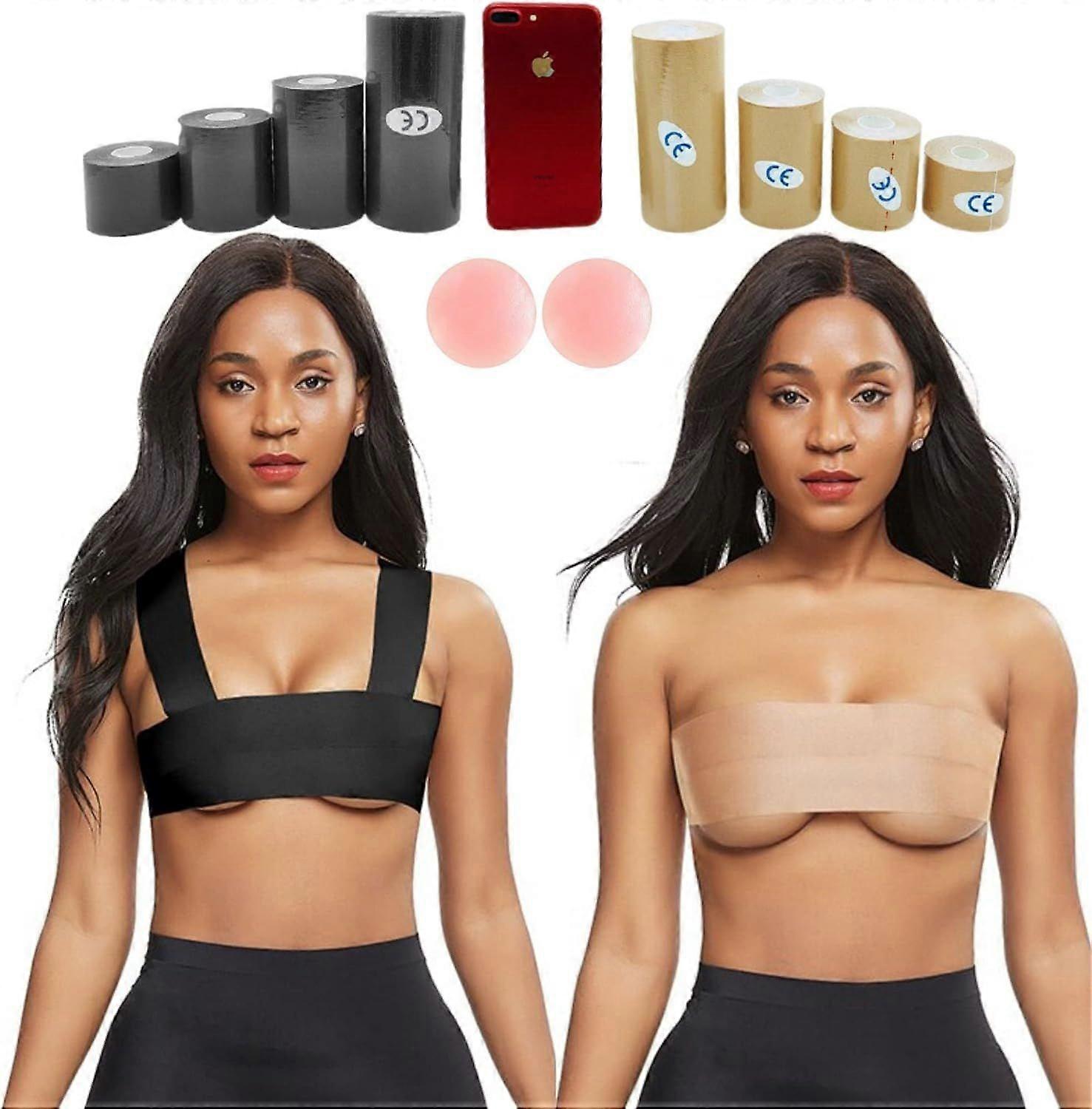 2025 Latest Model  Boob Tape Large Breast Lift Bra Bob Kardashian Invisible Push