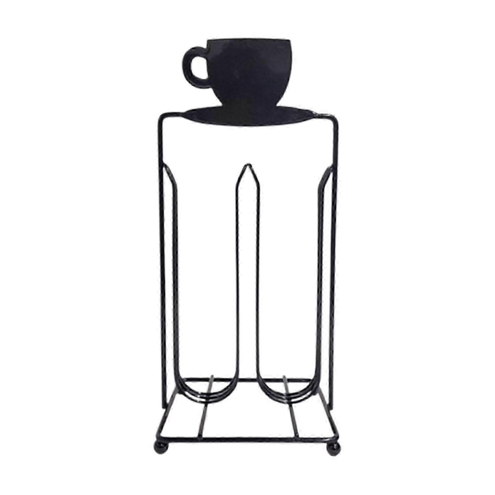 Iron Space Saving Coffee Capsule Storage Rack Holder for Home, Kitchen, Office