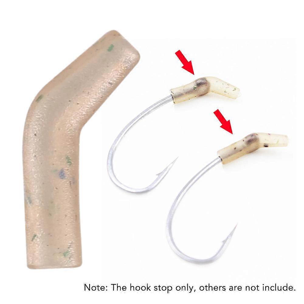 30 / 50 / 100 PCS Fishing Line Aligner Anti-tangle Hook Sleeves Bent Hook Aligner Carp Fishing Hair Rig Accessory