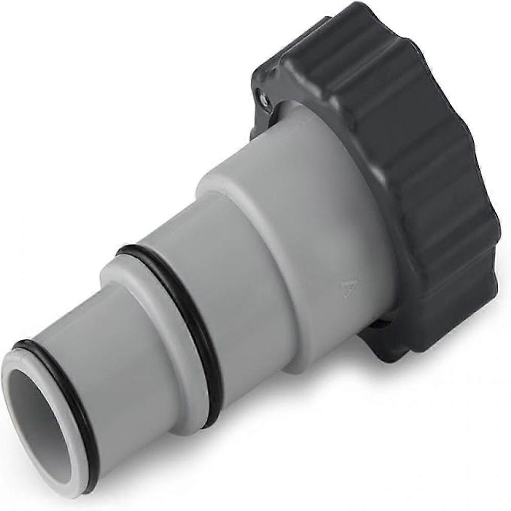 Hose connector for pool pump, hose socket diameter 32/38 mm, plastic connector with sealing ring, replacement pool accessory