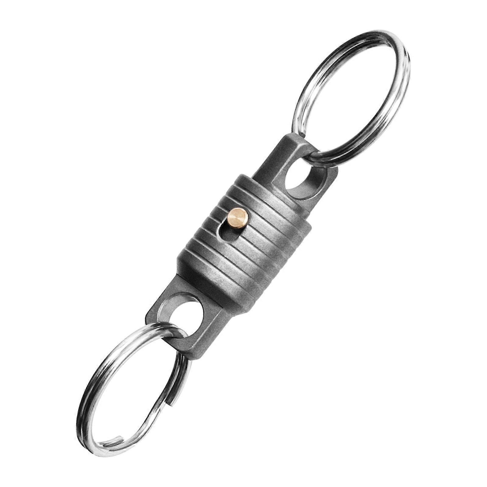 High Quality Quick Release Miniature Car Key Chain Titaniums Men Alloy Keychain Convenient Detachable Key Rings