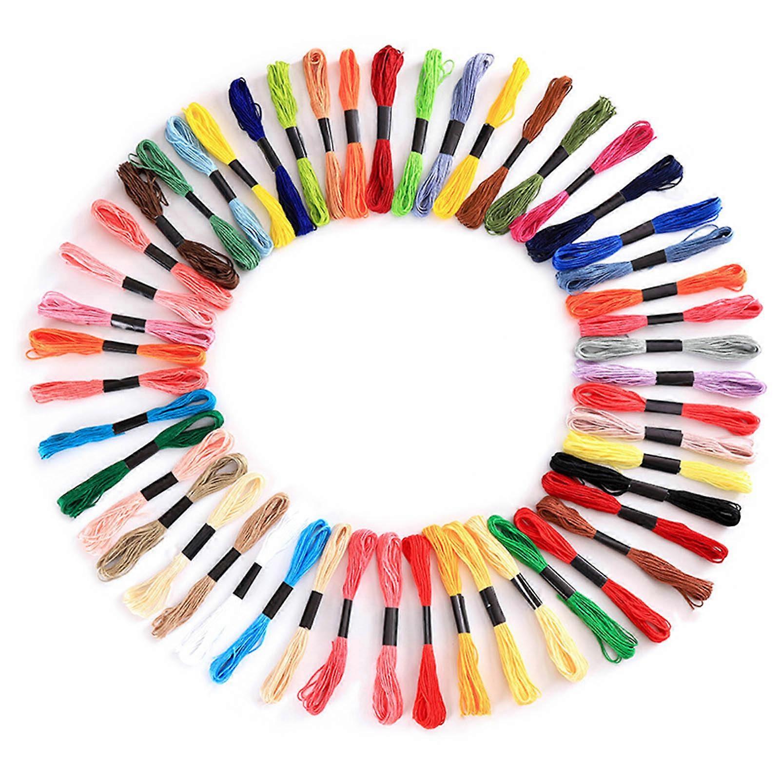50 Colors Embroidery Thread Set Making for Craft Crosses Stitching Thread Emboidary Floss Sewing Thread