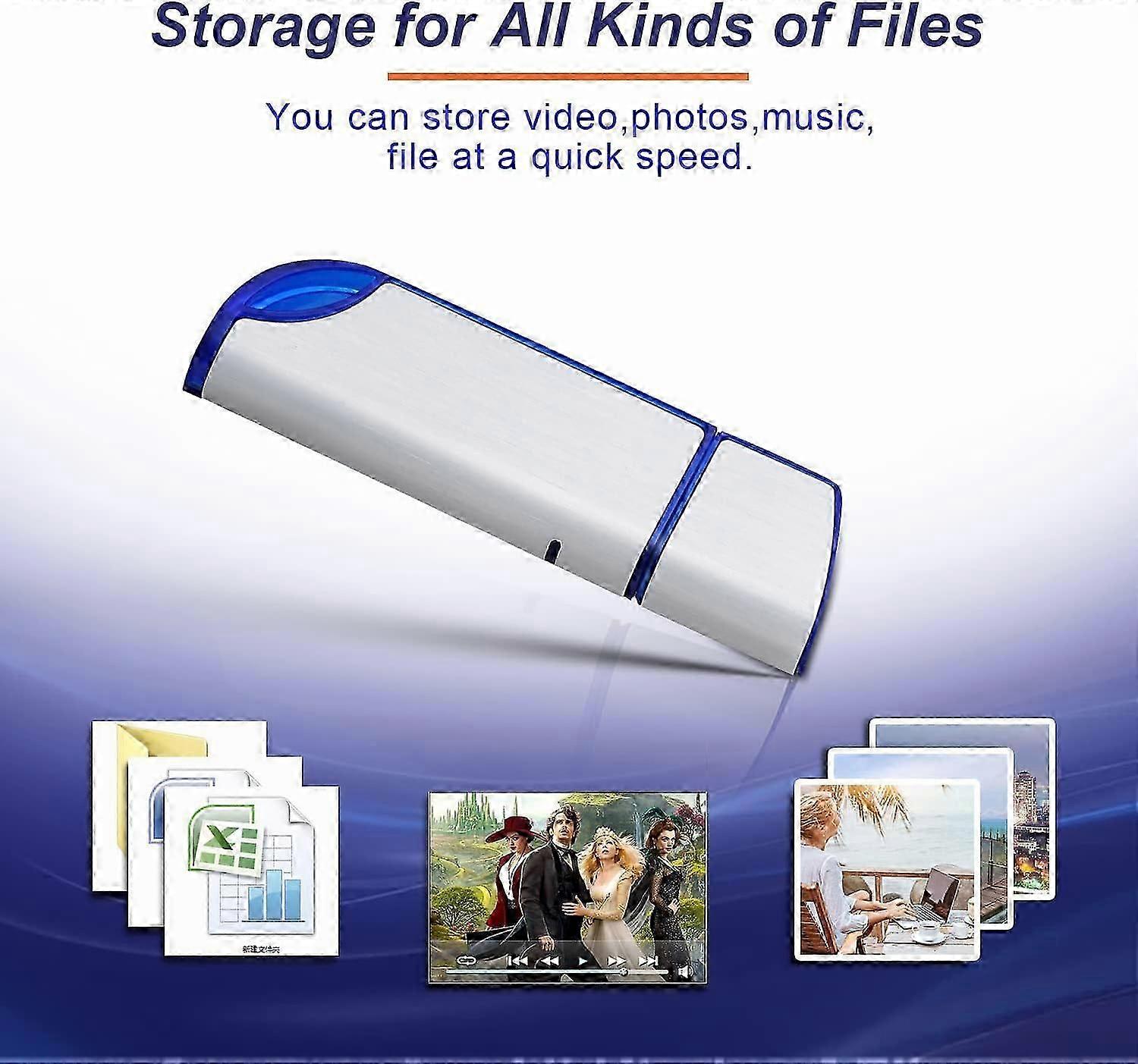 FAT32 USB-Stick, MYPIN 32G USB 2.0 Flash-Laufwerke Memory Stick USB-Stick für Game Capture Card / Kassettenspieler / Computer / Laptop Externer Datenspeicher o