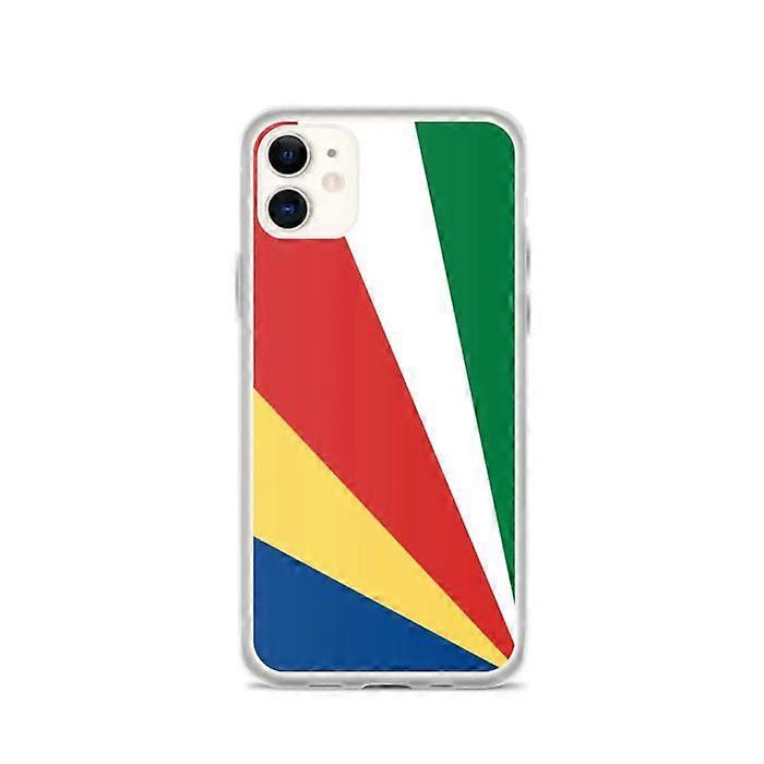 Phone Case - PIXELFORMA - Seychelles Flag - Compatible with iPhone 11 - Flexible - Shock Resistant