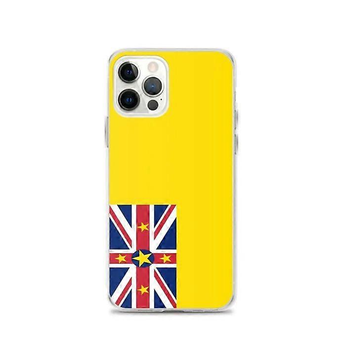 iPhone Case - Niue Flag - iPhone 12 Pro - Soft Silicone - Slim and Lightweight Design - Multicolor