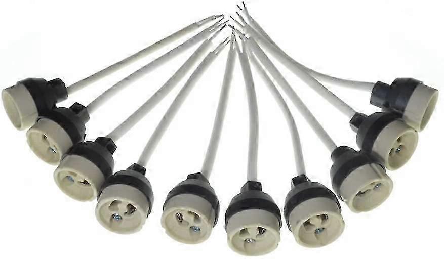 10x GU10 Bulb Sockets lamp connector for Recessed Lighting lamp base and Spotlights LED Bulb