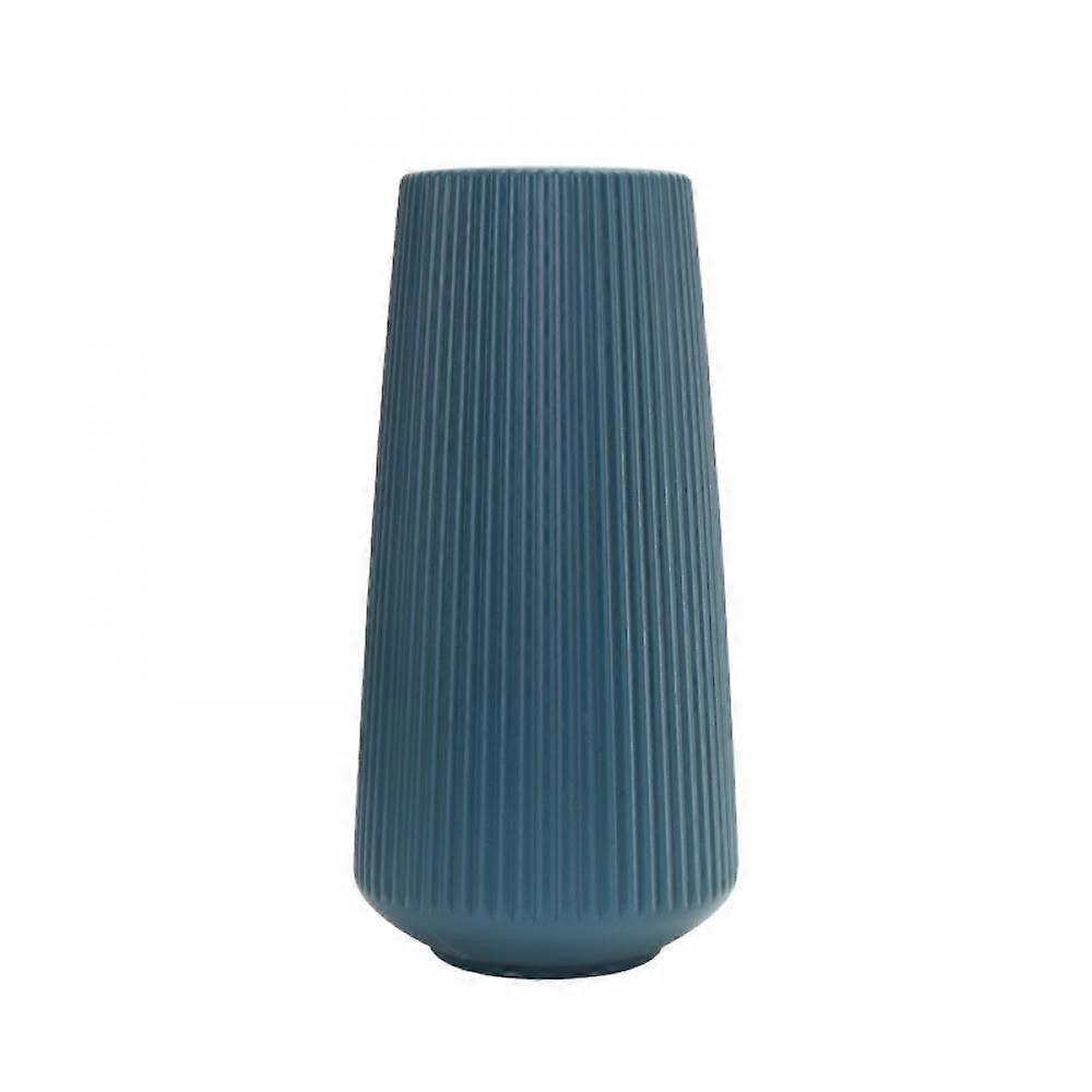 Large Size Simple Plastic Vase Dry and Wet Flower Flower Arrange Container Floriculture Decorative Imitation Porcelain Vase