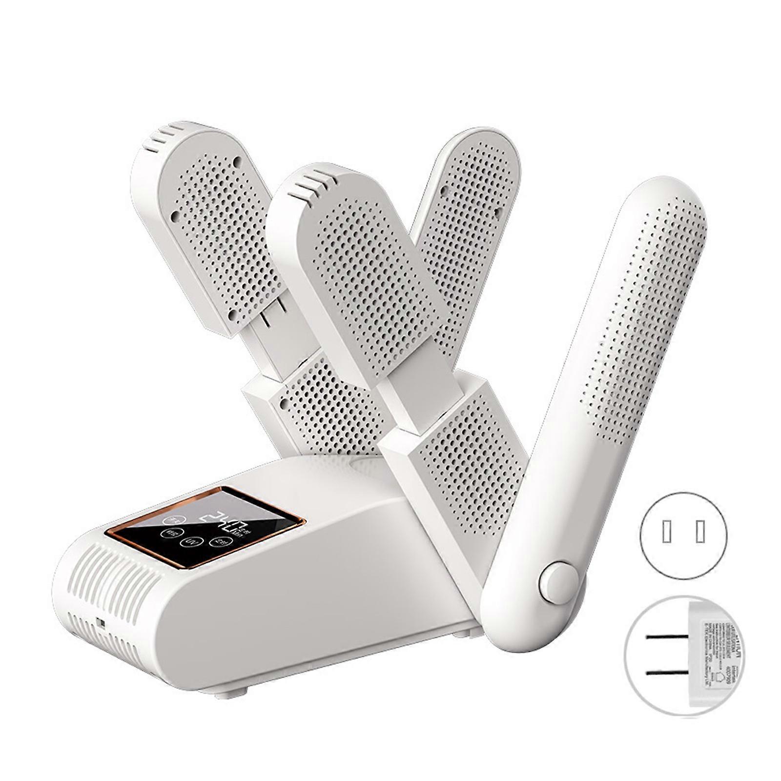 Boot Dryer for Work Boot Portable Boot Glove Shoe Dryer and Warmers with 24Hour Delay Timers AutoOff Timers Folding White