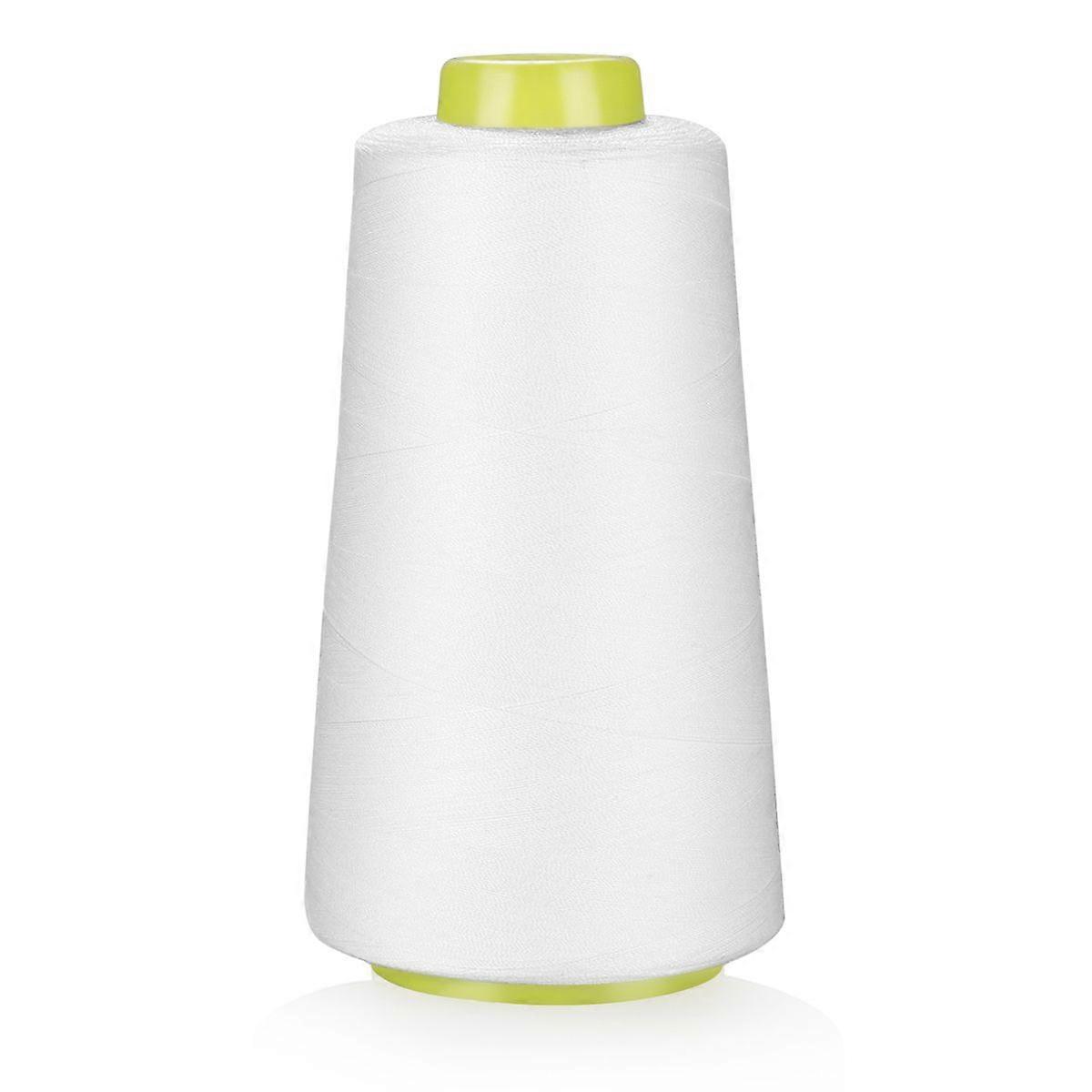 Artibetter 3000 Yards Sewing Thread Polyester Thread Spool for Hand & Machine Sewing (White)